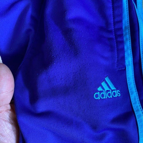 Adidas Girl’s Tracksuit Outfit Dark Purple - Picture 12 of 16